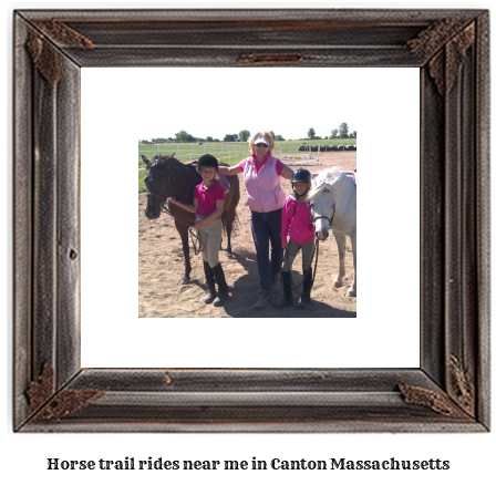 horse trail rides near me in Canton, Massachusetts